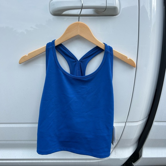 NWT Beyond Yoga Blue Racerback Top - Picture 1 of 3